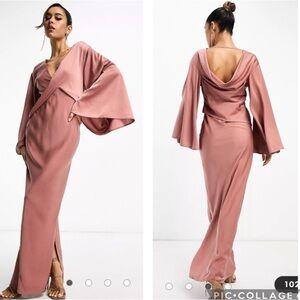 ASOS | Dresses | Asos One Shoulder Tulle Wired Hem Maxi Dress Size 6 New  With Tags | Poshmark
